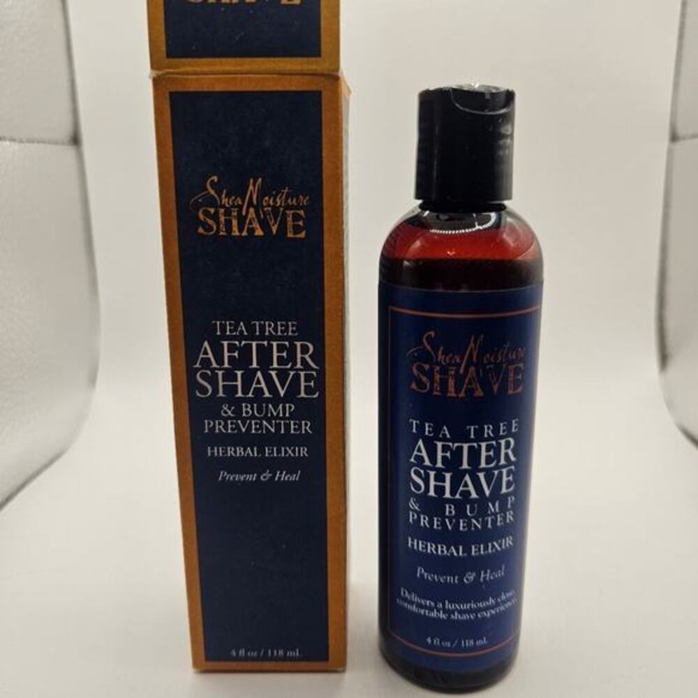 NEW Shea Moisture Tea Tree Oil and Shea Butter After Shave Elixir‎ 4oz